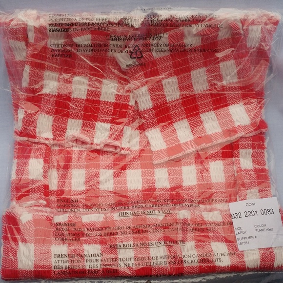 Cute Womens Straight Neck Plaid Blouse - Picture 5 of 7